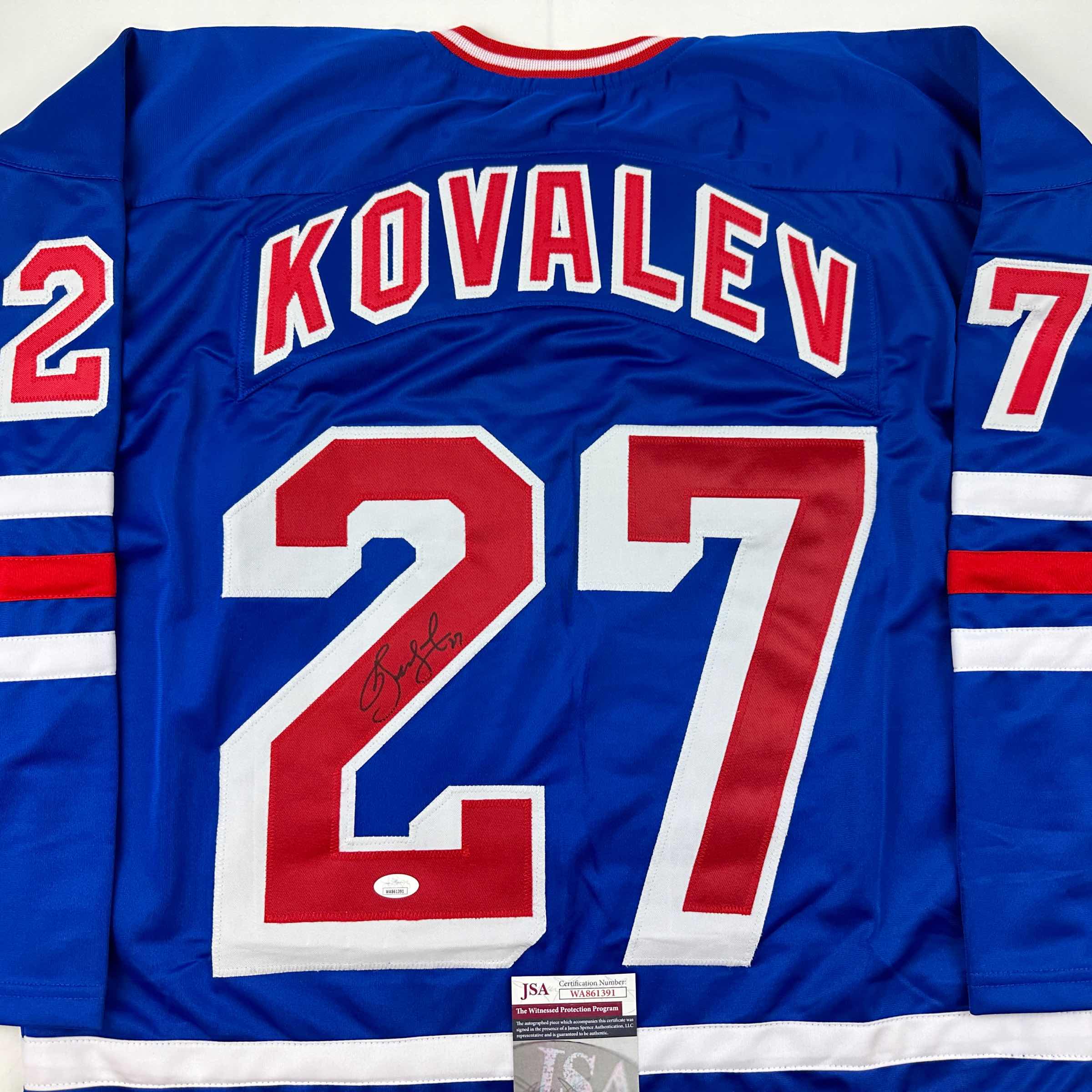 autographed-signed-alexei-kovalev-new-york-blue-hockey-jersey-jsa-coa
