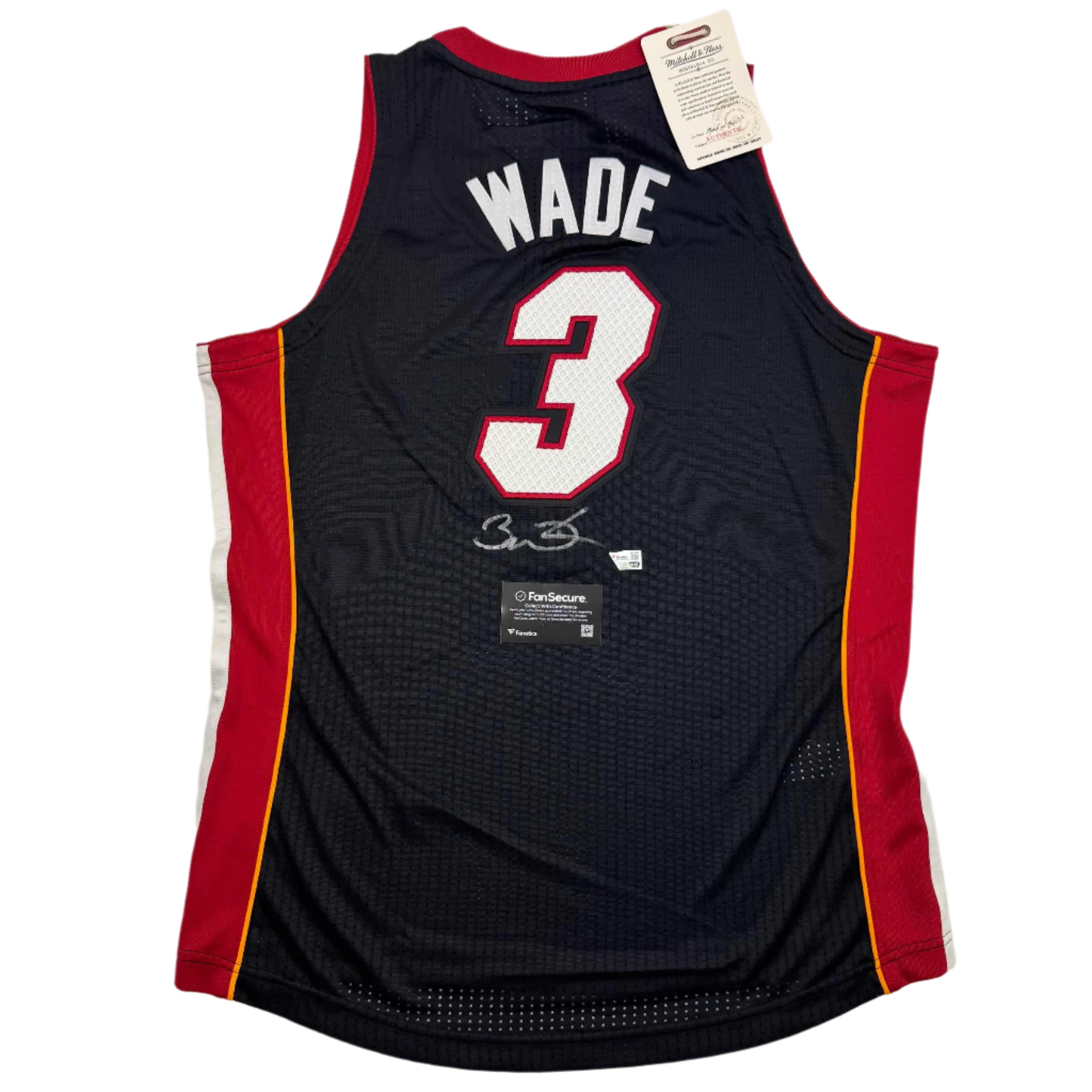 autographed-signed-dwyane-wade-miami-heat-black-mitchell-ness-authentic-basketball-jersey-fanatics-coa