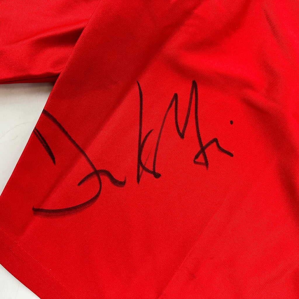 autographed-signed-frank-mir-red-ufc-mma-trunks-shorts-jsa-coa-auto
