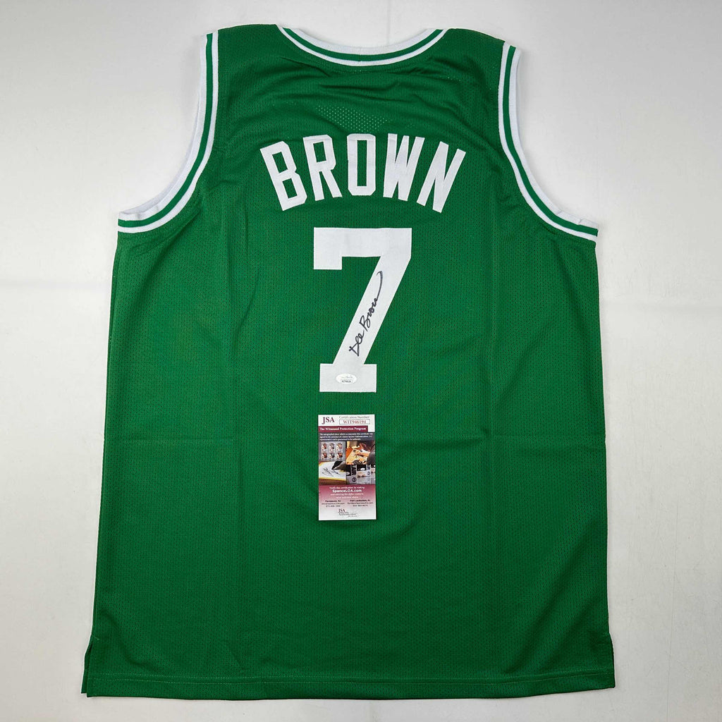 autographed-signed-dee-brown-boston-green-basketball-jersey-jsa-coa