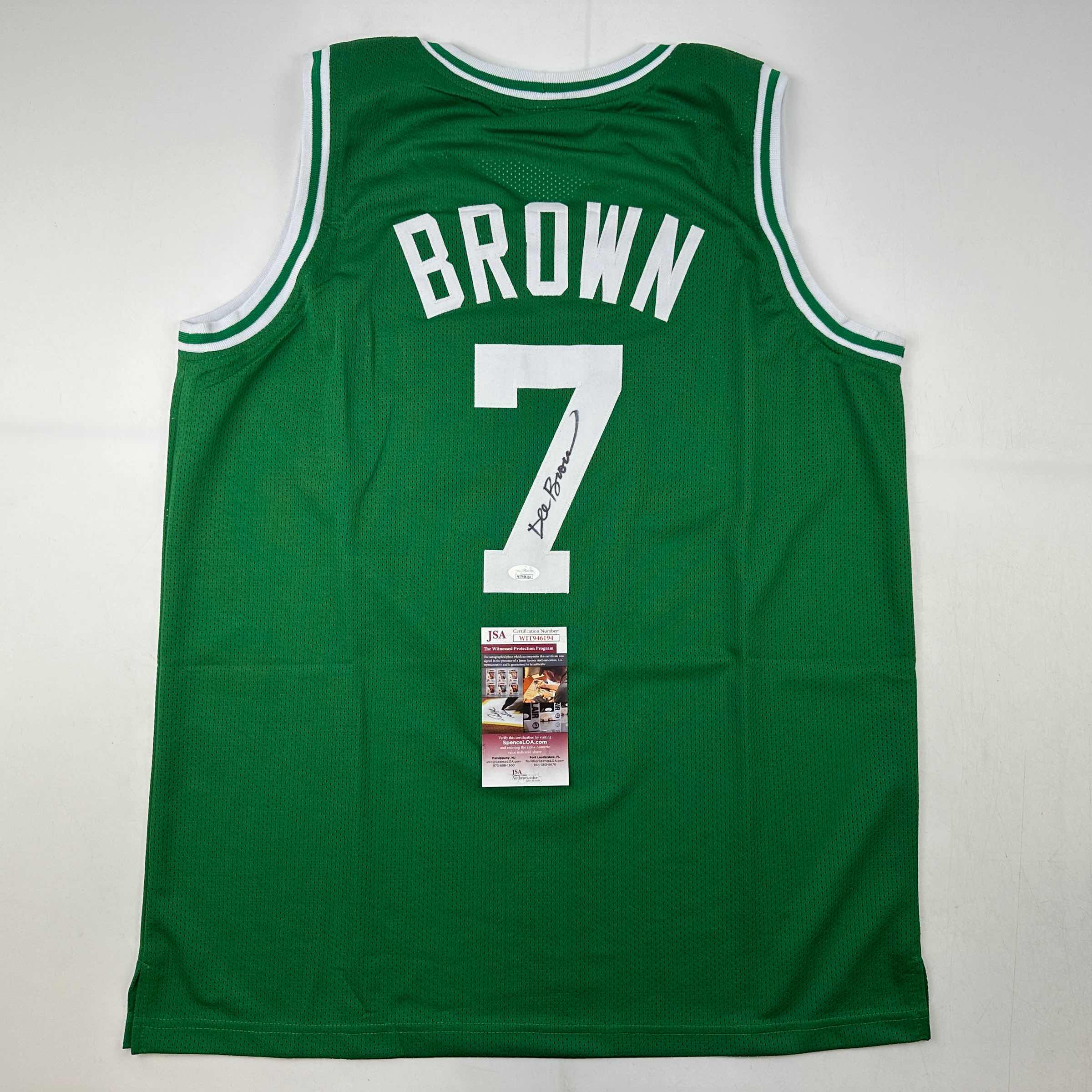autographed-signed-dee-brown-boston-green-basketball-jersey-jsa-coa