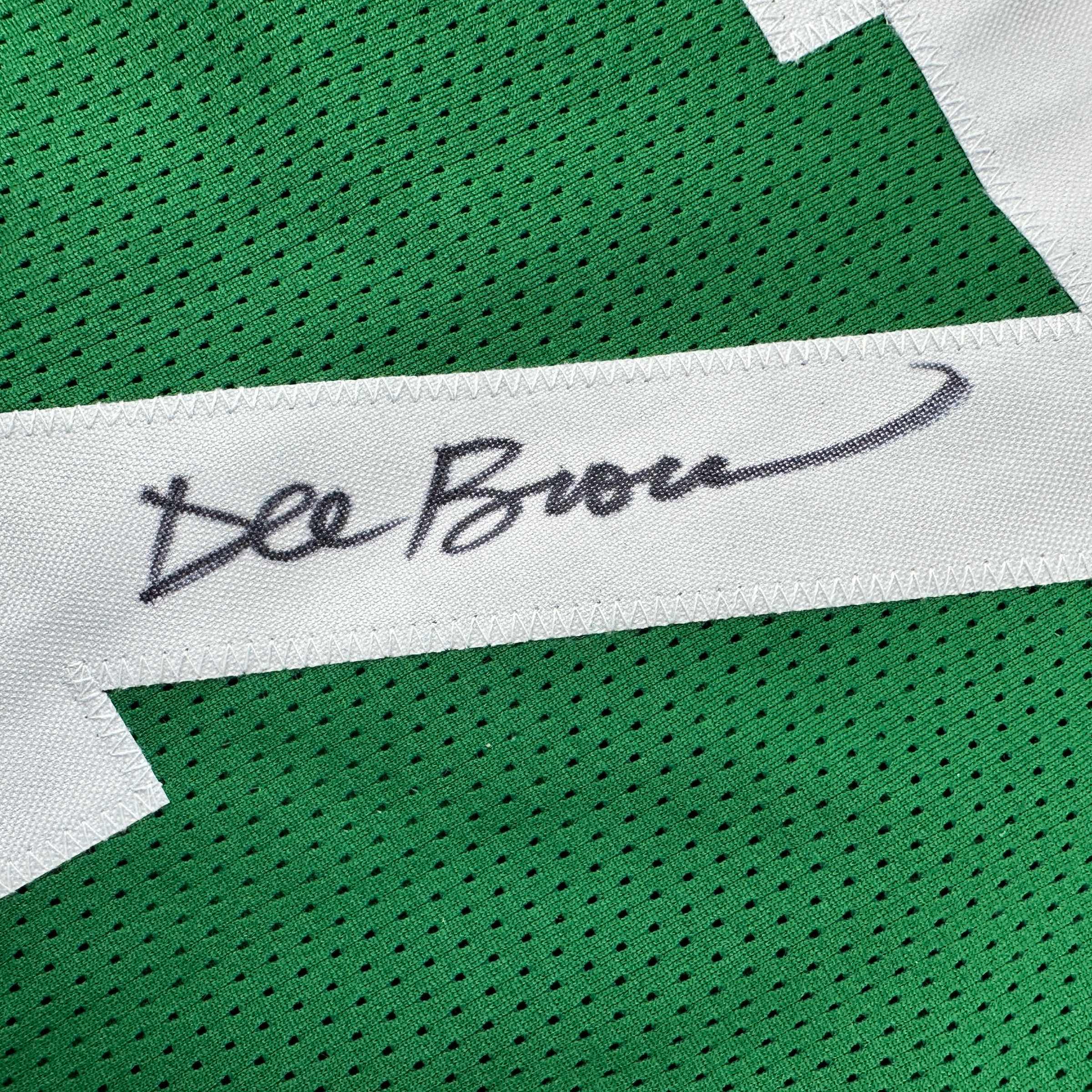 autographed-signed-dee-brown-boston-green-basketball-jersey-jsa-coa