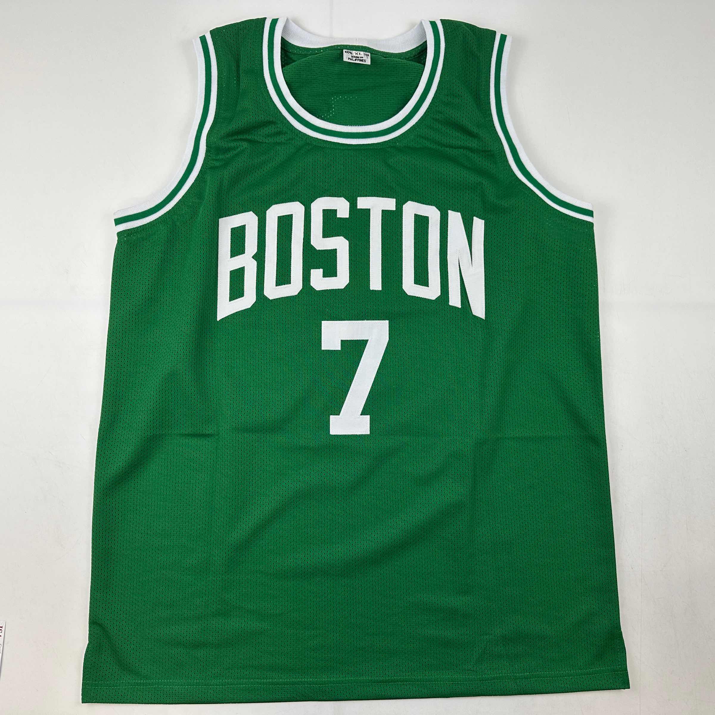 autographed-signed-dee-brown-boston-green-basketball-jersey-jsa-coa