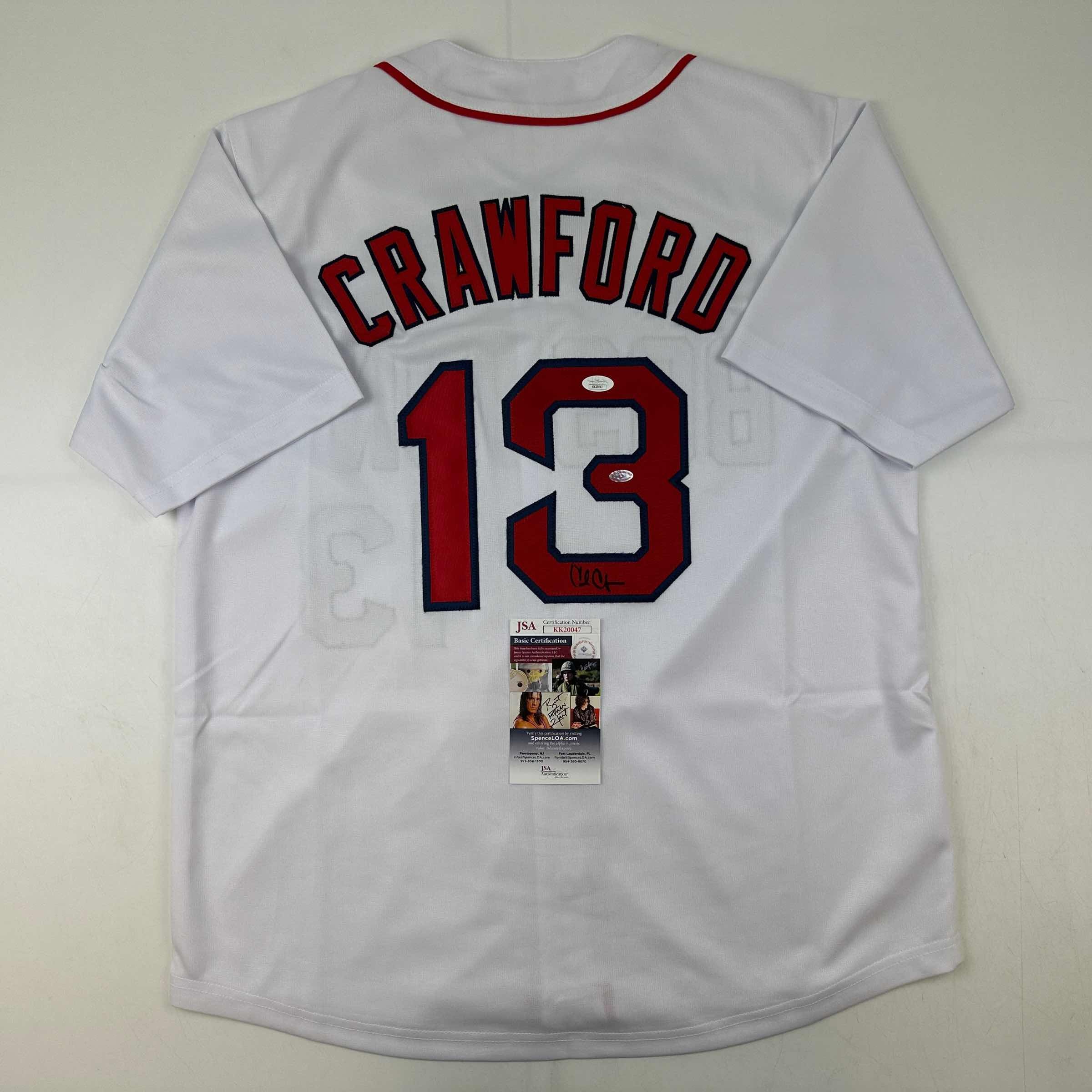 autographed-signed-carl-crawford-boston-white-baseball-jersey-jsa-coa