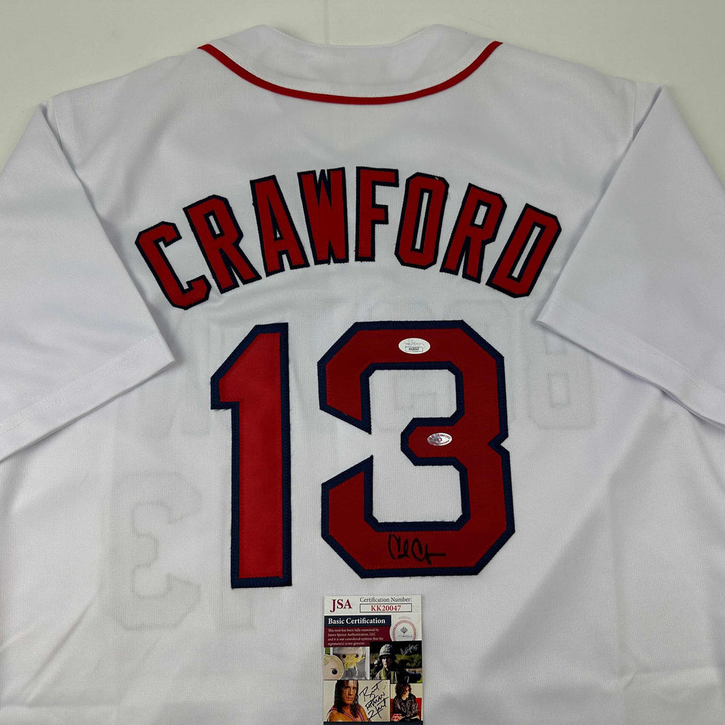 autographed-signed-carl-crawford-boston-white-baseball-jersey-jsa-coa
