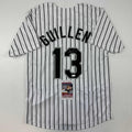 autographed-signed-ozzie-guillen-chicago-pinstripe-baseball-jersey-jsa-coa