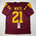 autographed-signed-lendale-white-usc-southen-cal-maroon-college-football-jersey-jsa-coa