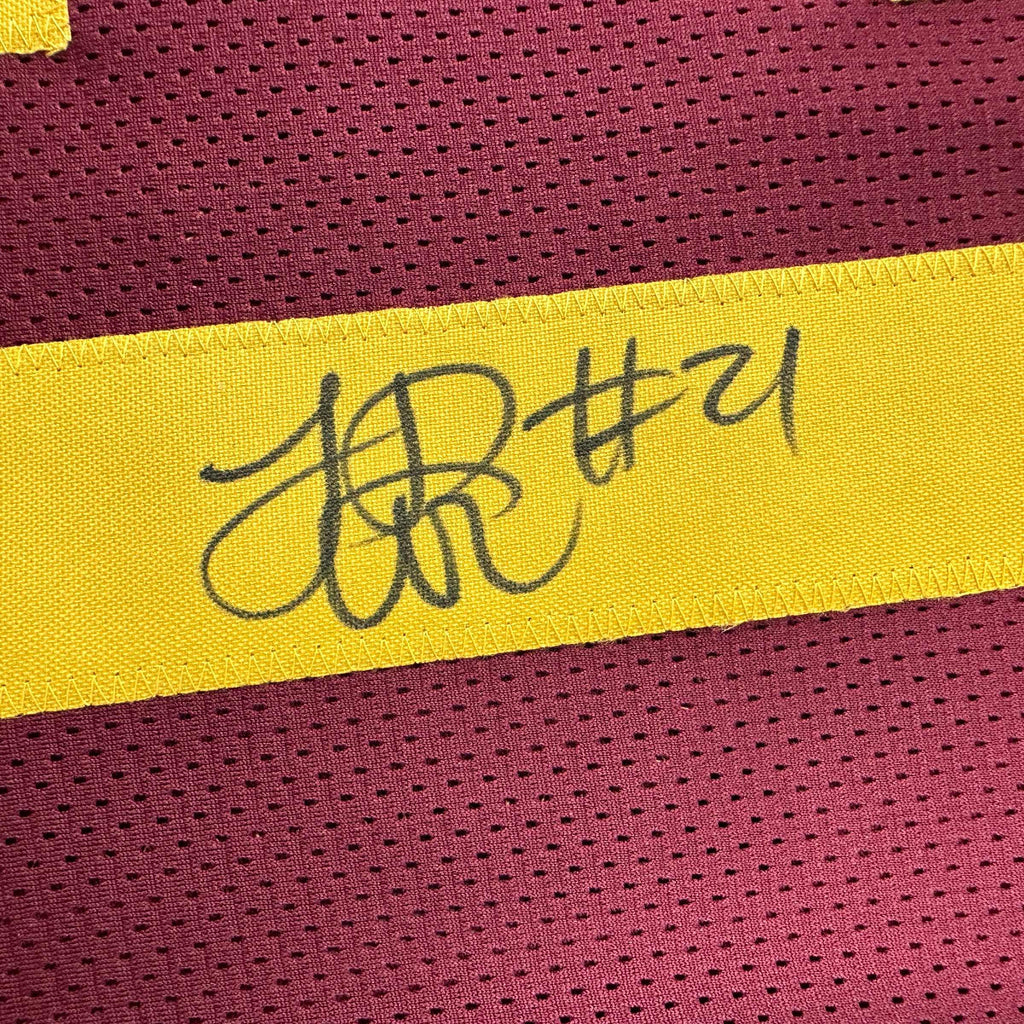 autographed-signed-lendale-white-usc-southen-cal-maroon-college-football-jersey-jsa-coa