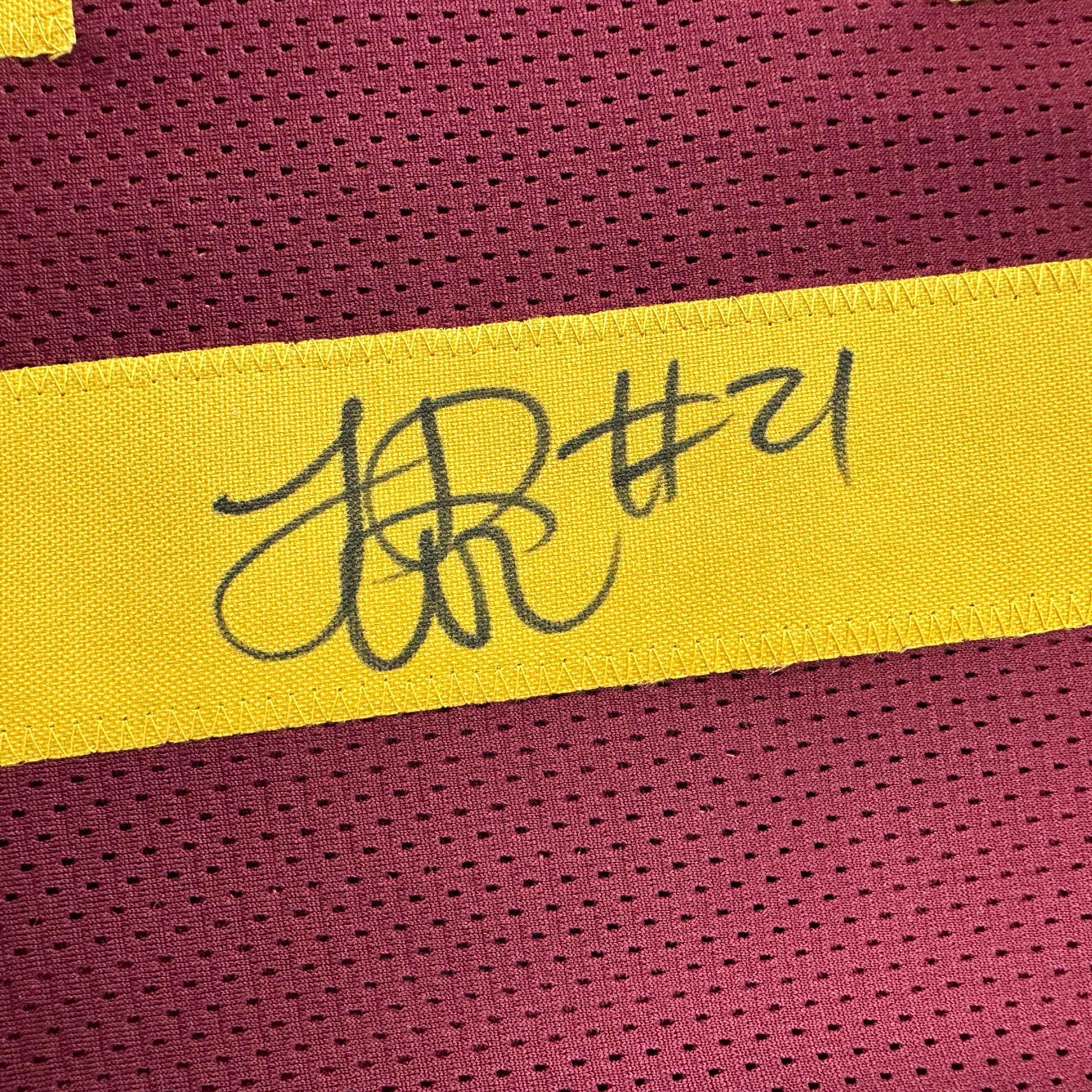 autographed-signed-lendale-white-usc-southen-cal-maroon-college-football-jersey-jsa-coa