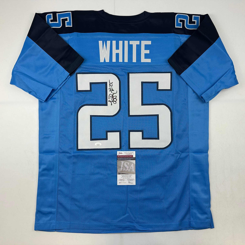 autographed-signed-lendale-white-tennessee-light-blue-football-jersey-jsa-coa