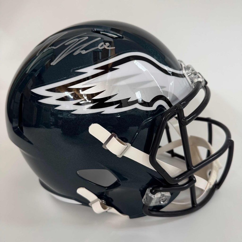 autographed-signed-jason-kelce-philadelphia-eagles-full-size-fs-f-s-replica-football-helmet-psa-coa