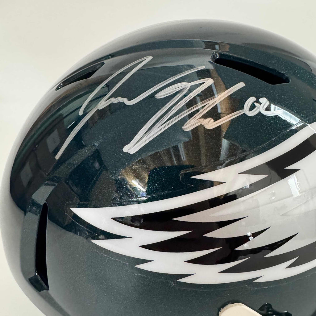 autographed-signed-jason-kelce-philadelphia-eagles-full-size-fs-f-s-replica-football-helmet-psa-coa