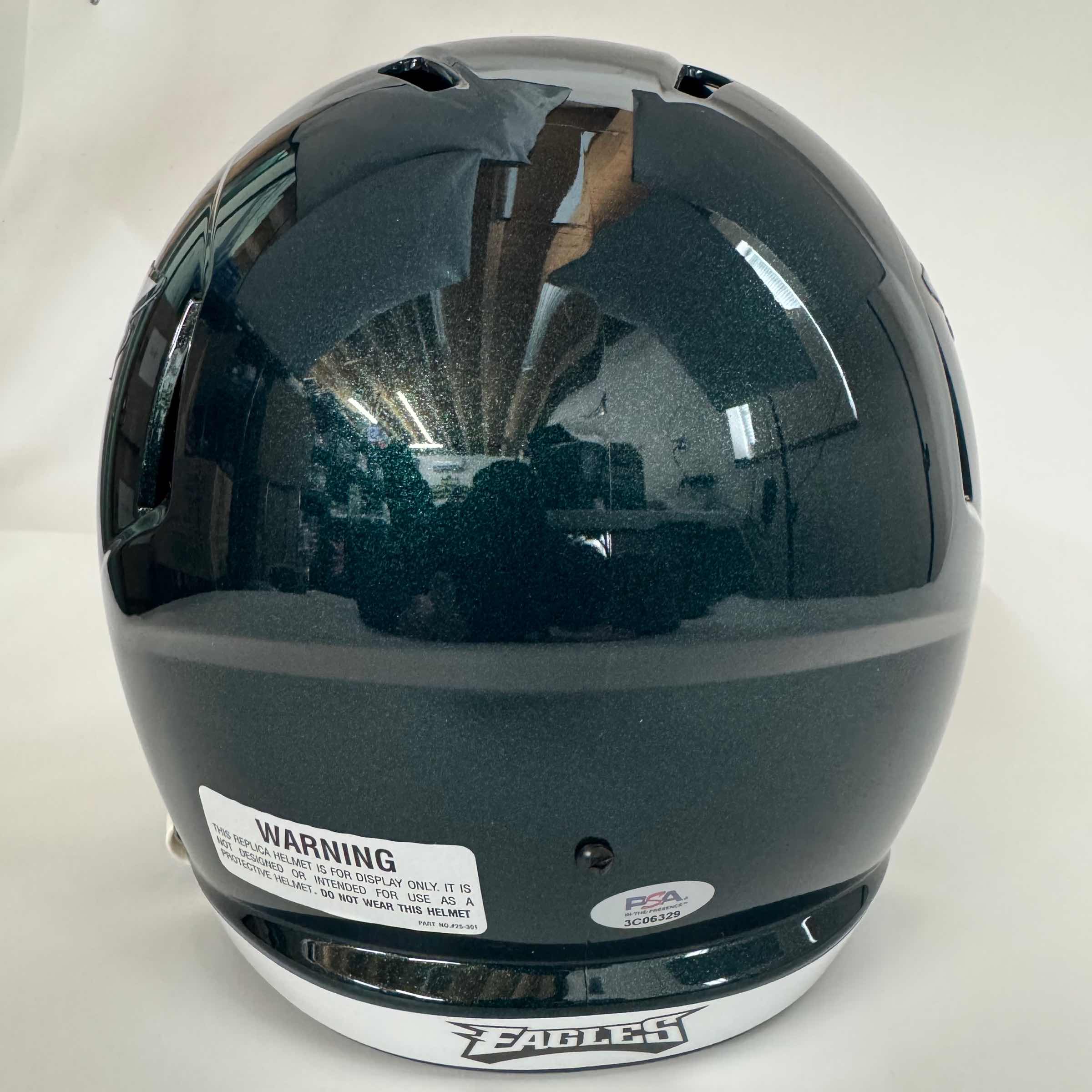 autographed-signed-jason-kelce-philadelphia-eagles-full-size-fs-f-s-replica-football-helmet-psa-coa