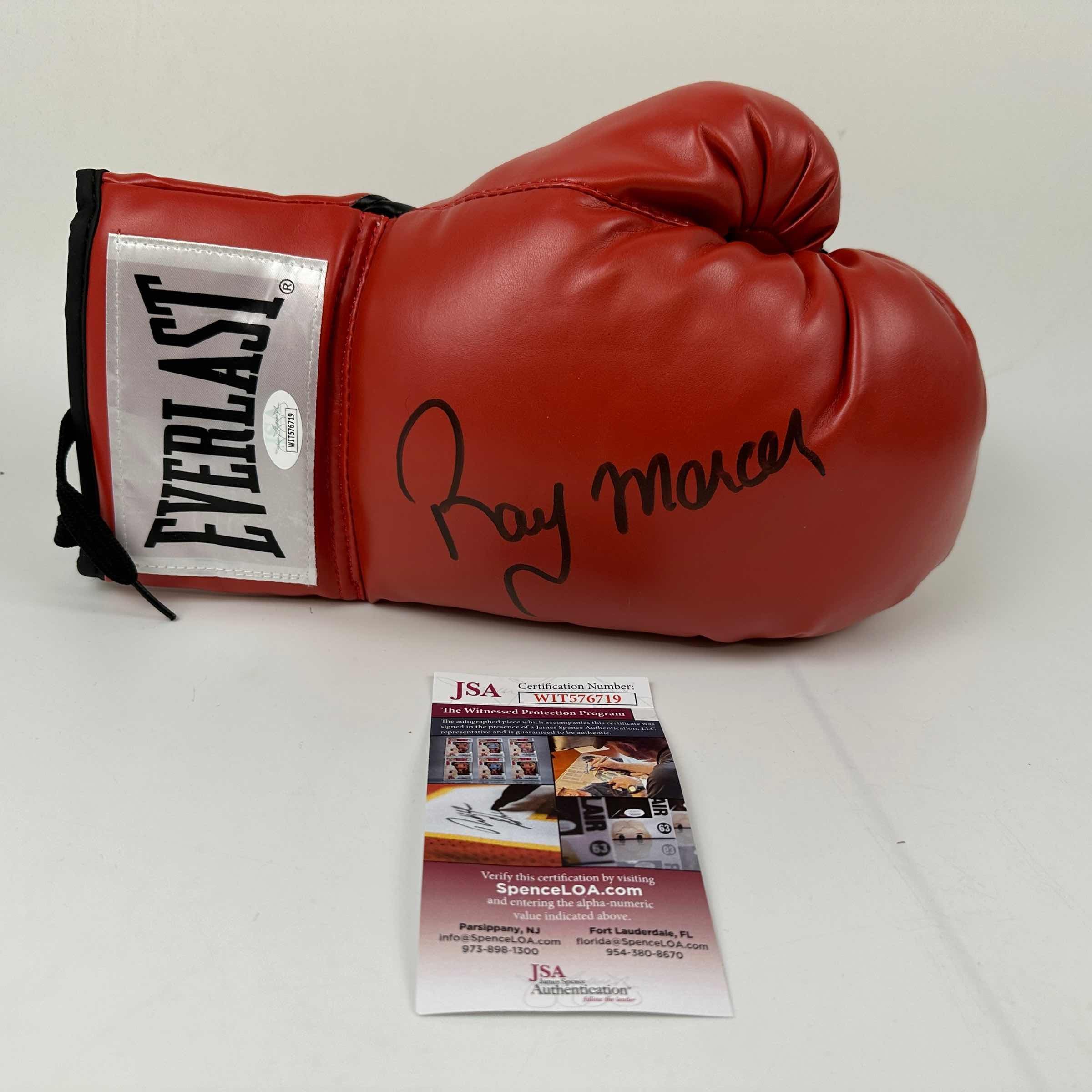 autographed-signed-ray-mercer-red-everlast-boxing-glove-jsa-coa