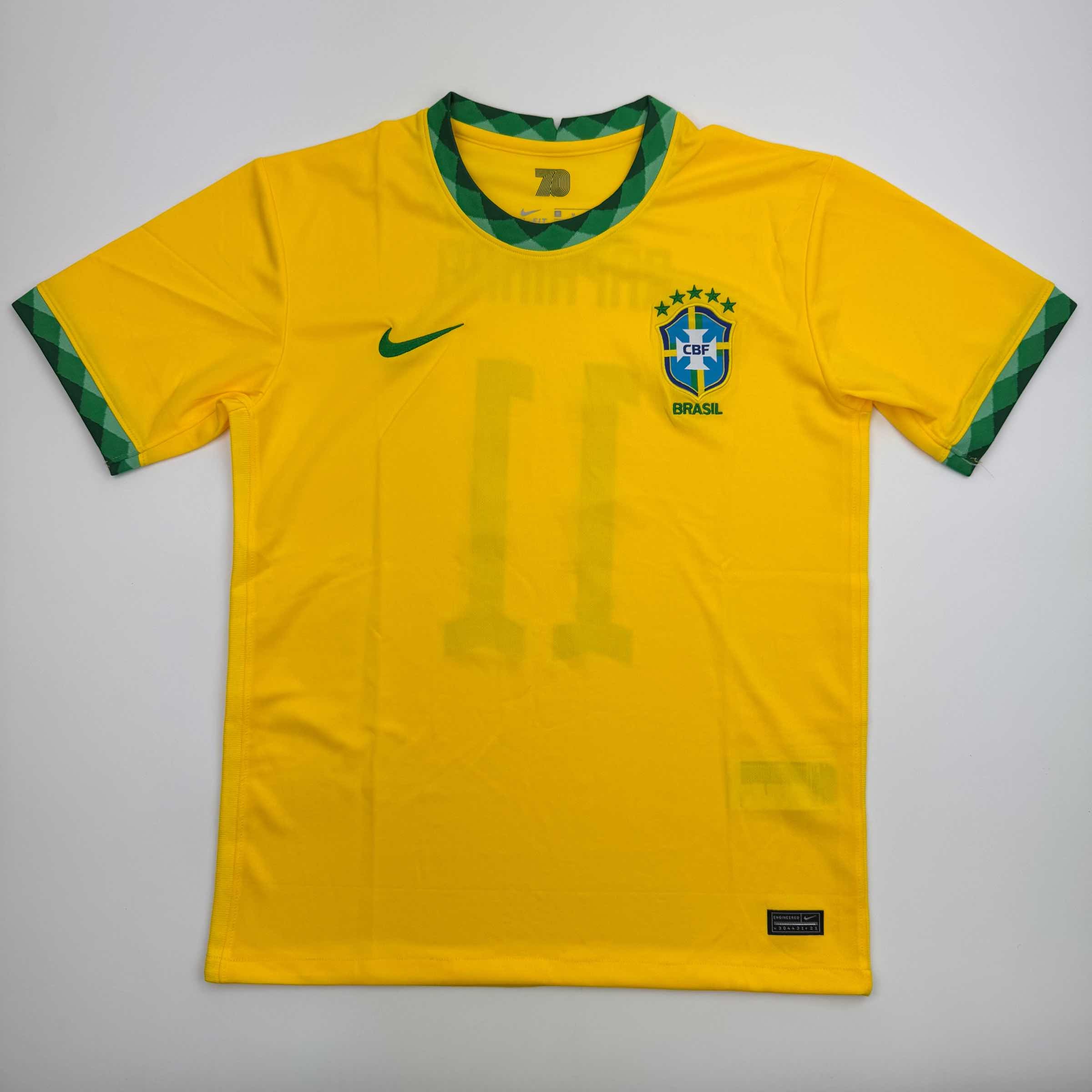 autographed-signed-raphinha-raphael-belloli-brazil-yellow-soccer-jersey-beckett-bas-coa