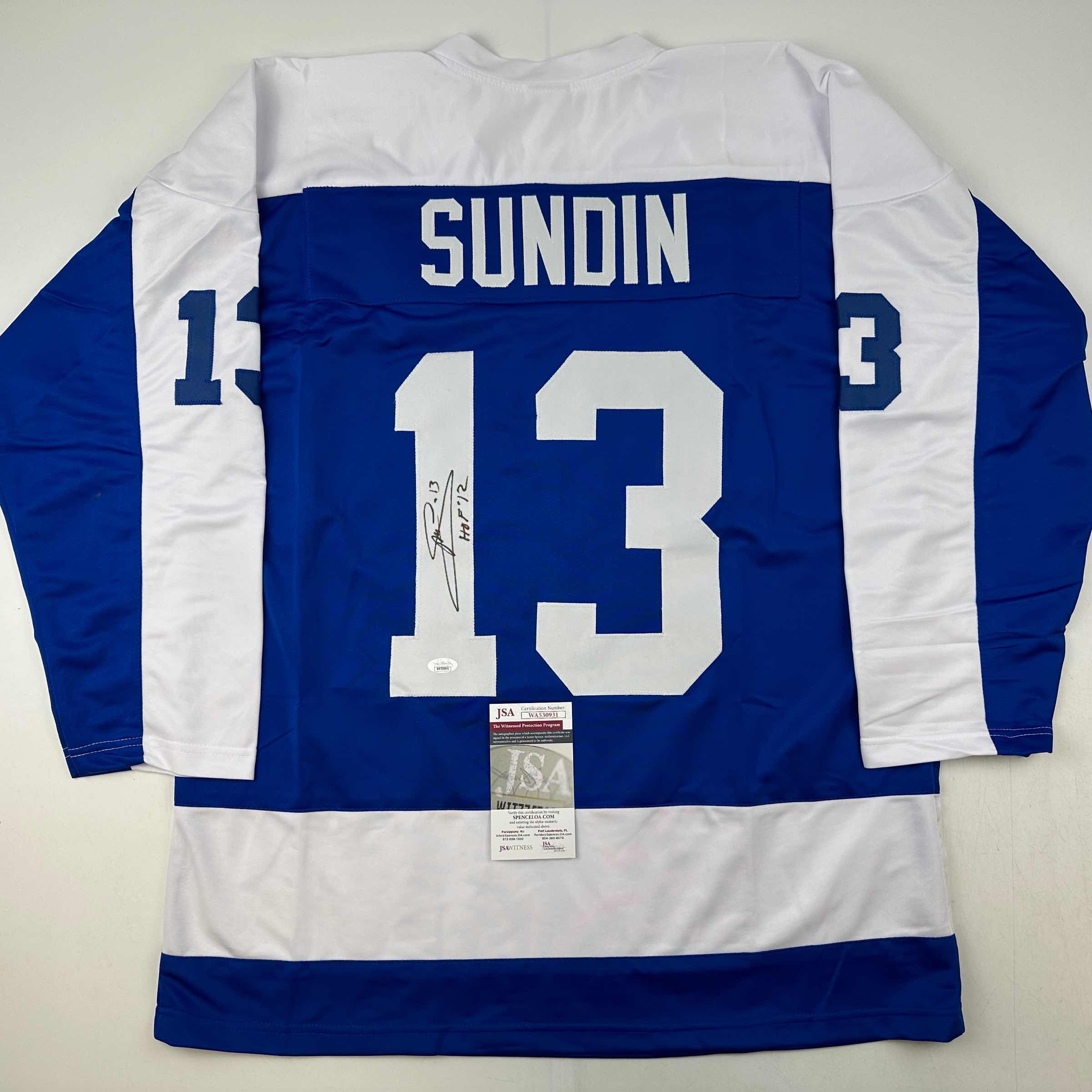 autographed-signed-mats-sundin-hof-12-toronto-blue-hockey-jersey-jsa-coa