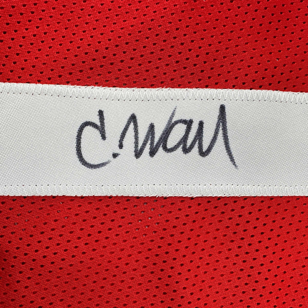 autographed-signed-charvarius-ward-san-francisco-red-football-jersey-beckett-bas-coa