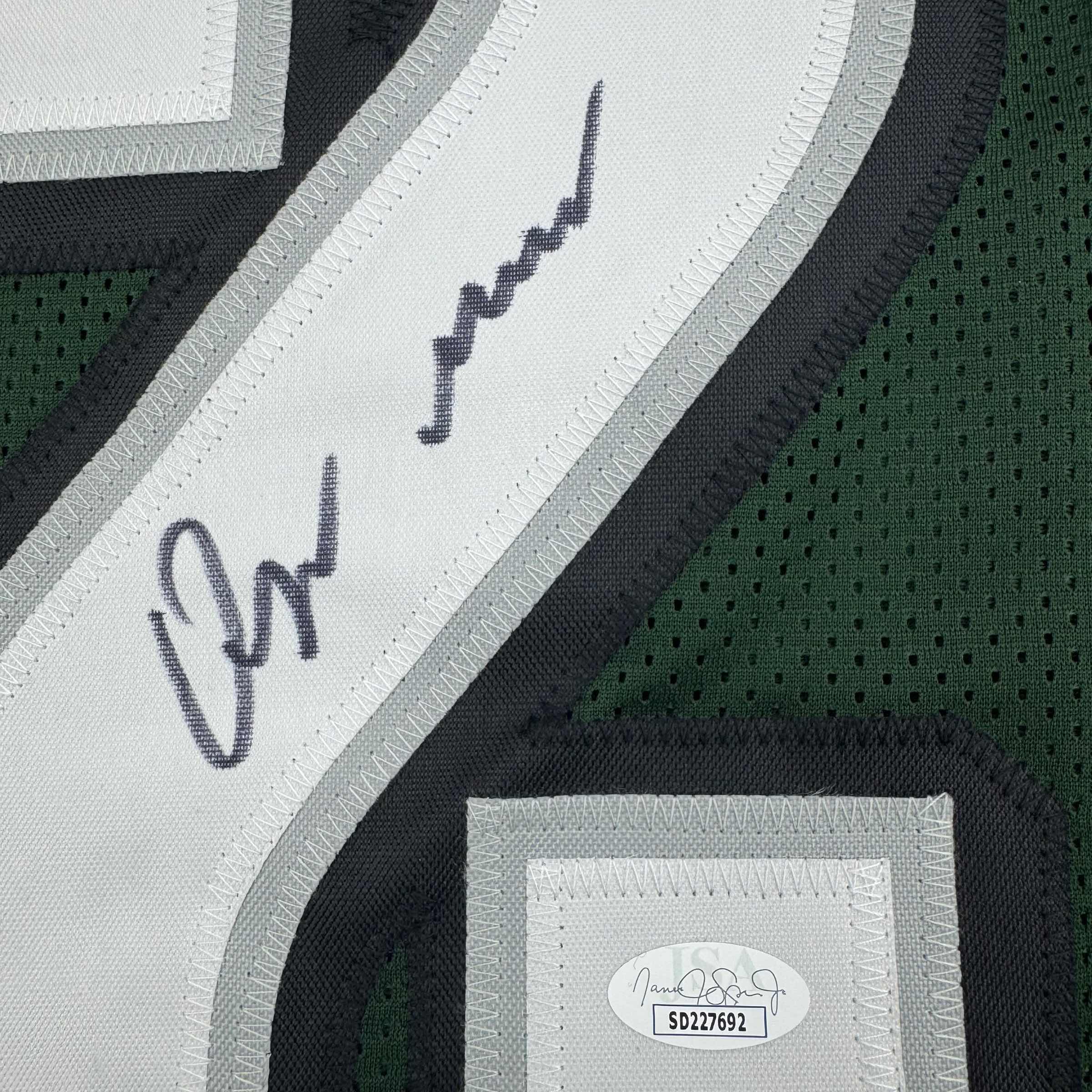 autographed-signed-quinyon-mitchell-philadelphia-green-football-jersey-jsa-coa