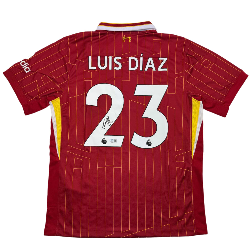 autographed-signed-luis-diaz-liverpool-red-soccer-jersey-beckett-bas-coa-1
