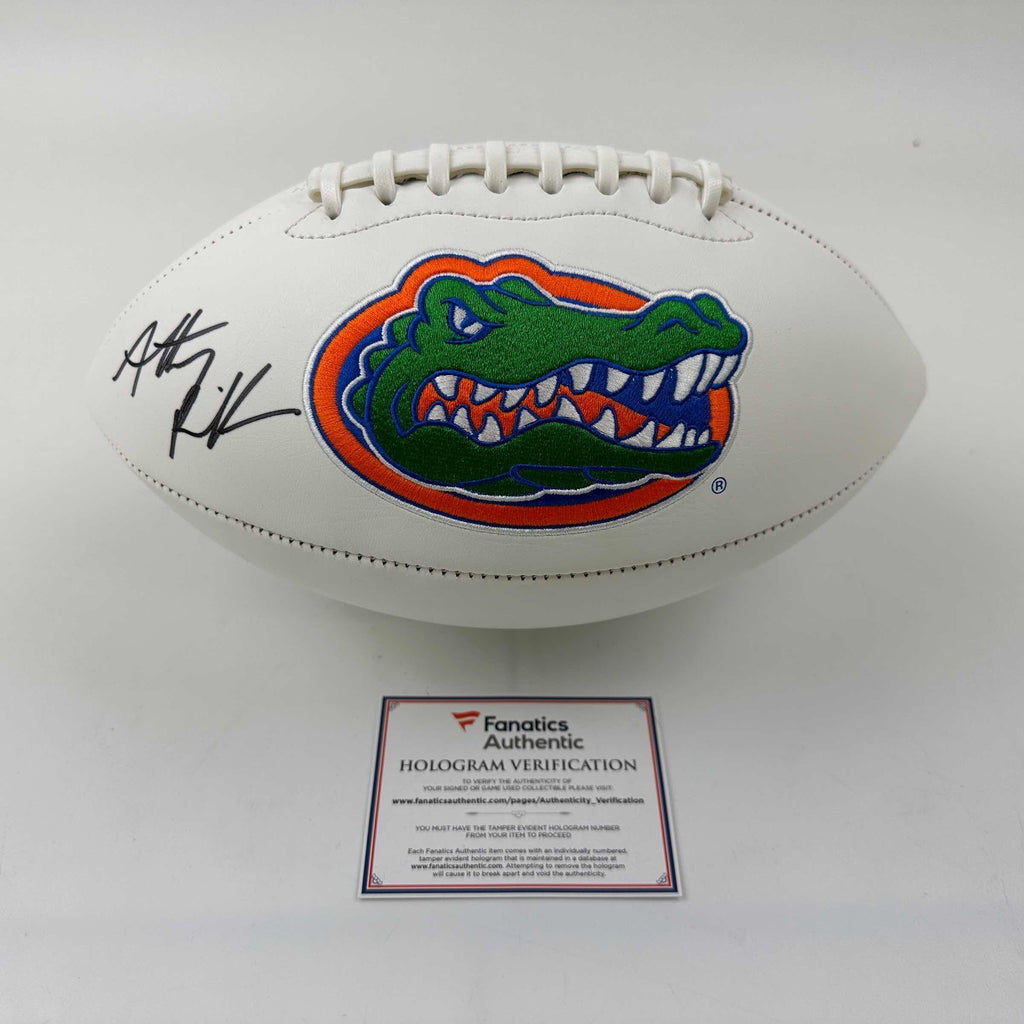 autographed-signed-anthony-richardson-florida-gators-full-size-fs-f-s-white-panel-logo-college-football-fanatics-coa