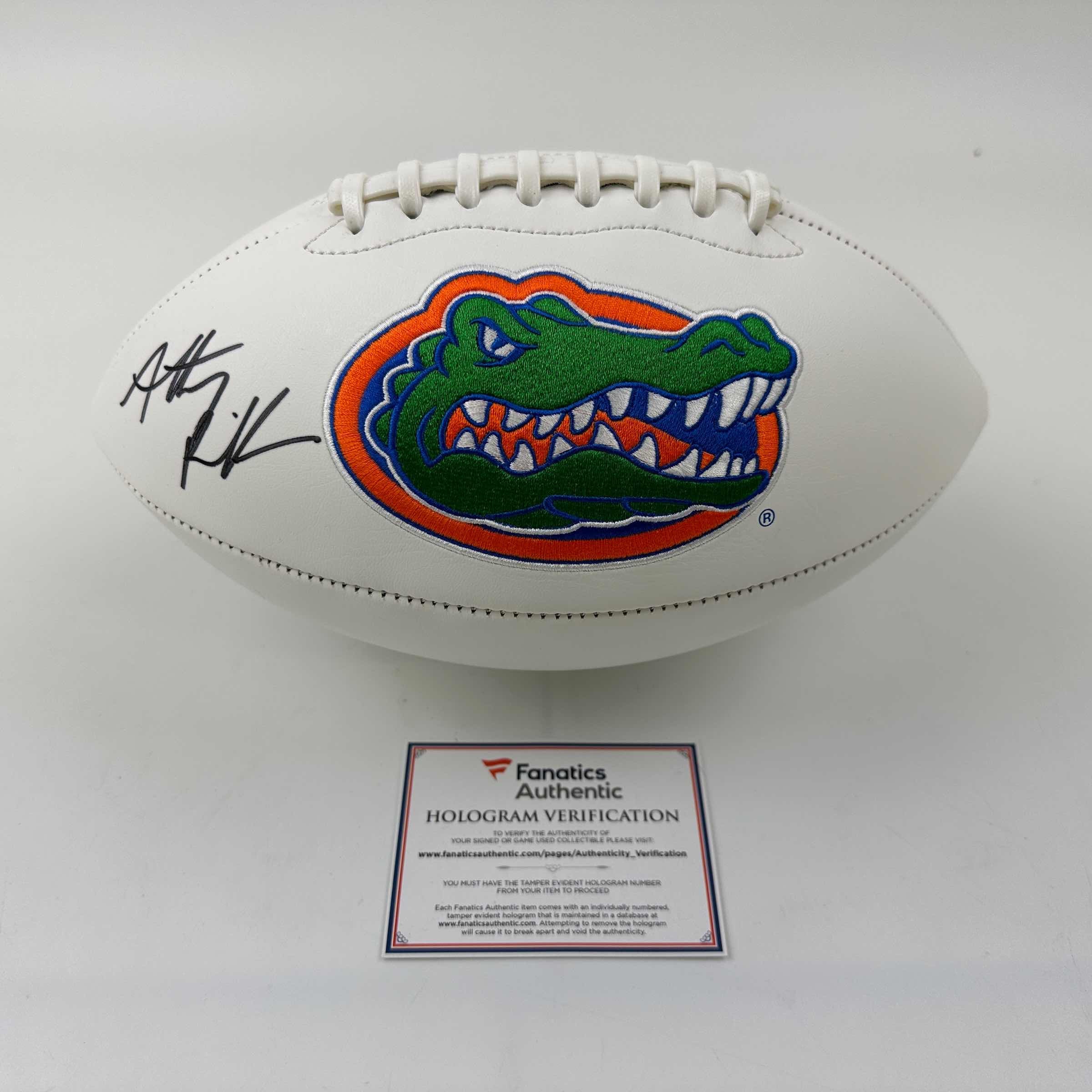 autographed-signed-anthony-richardson-florida-gators-full-size-fs-f-s-white-panel-logo-college-football-fanatics-coa