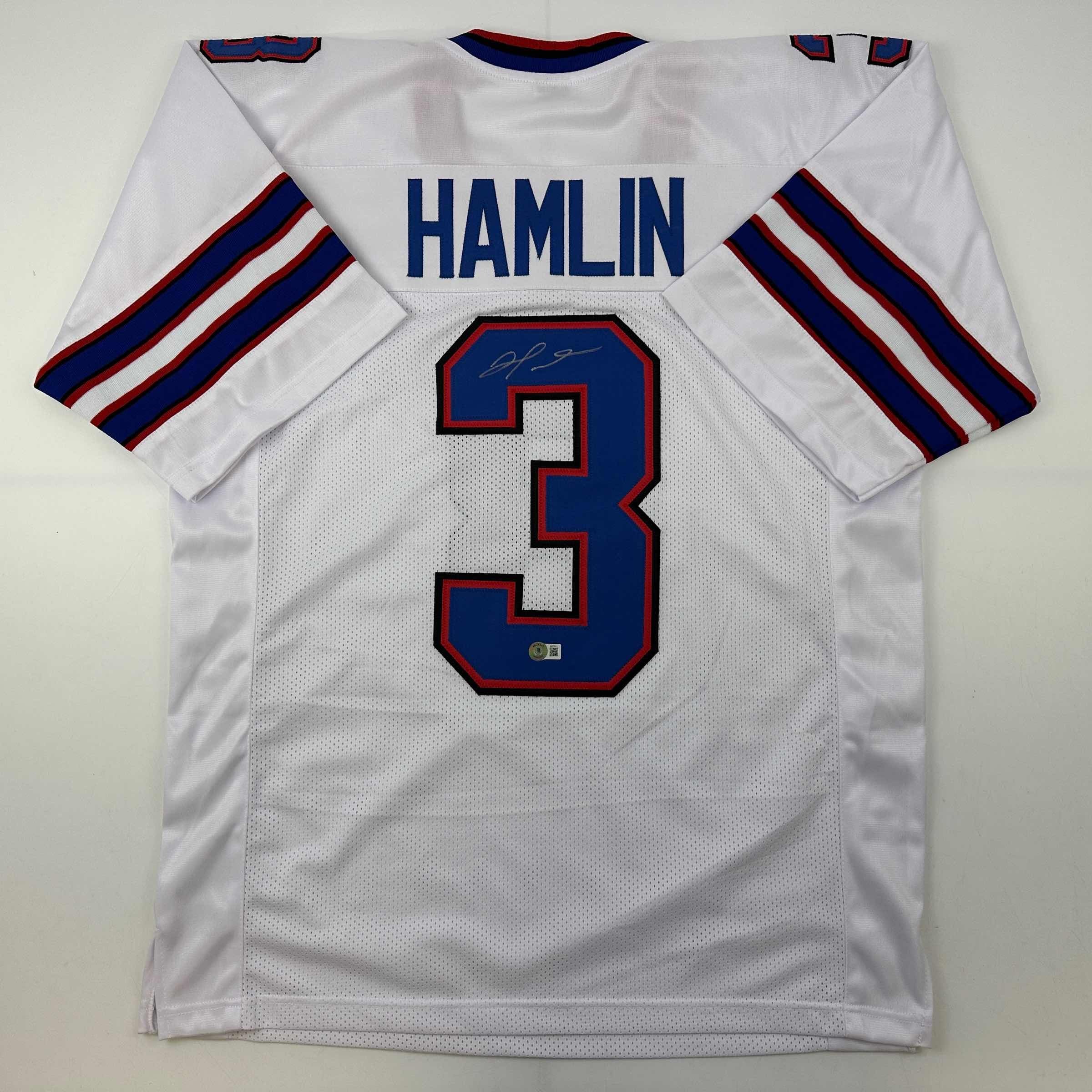 autographed-signed-damar-hamlin-buffalo-white-football-jersey-beckett-bas-coa