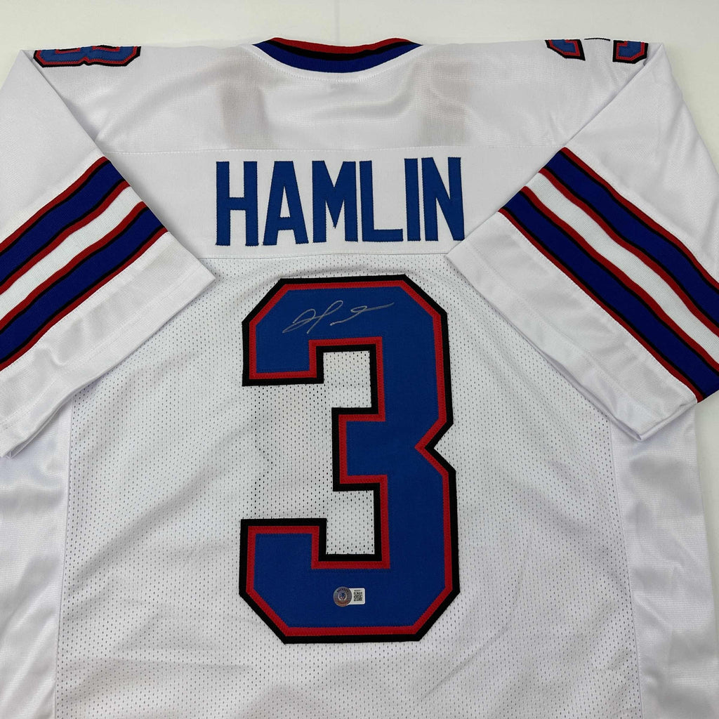 autographed-signed-damar-hamlin-buffalo-white-football-jersey-beckett-bas-coa