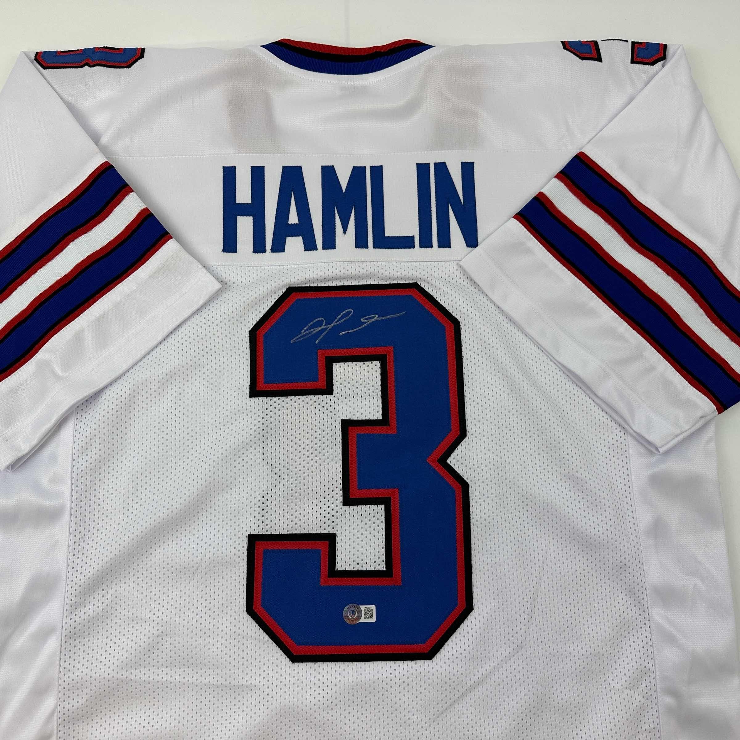 autographed-signed-damar-hamlin-buffalo-white-football-jersey-beckett-bas-coa