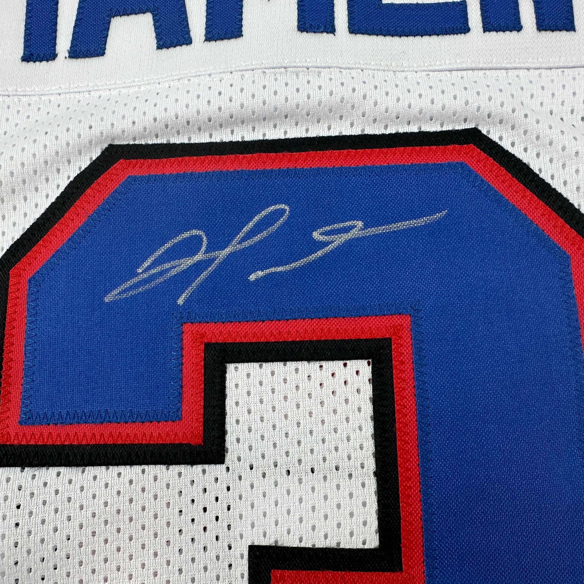 autographed-signed-damar-hamlin-buffalo-white-football-jersey-beckett-bas-coa