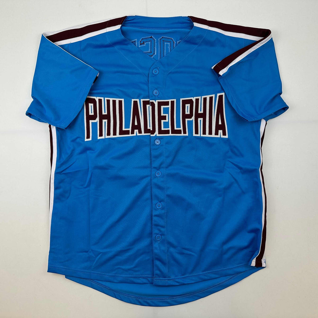 autographed-signed-pete-rose-philadelphia-retro-blue-baseball-jersey-jsa-coa
