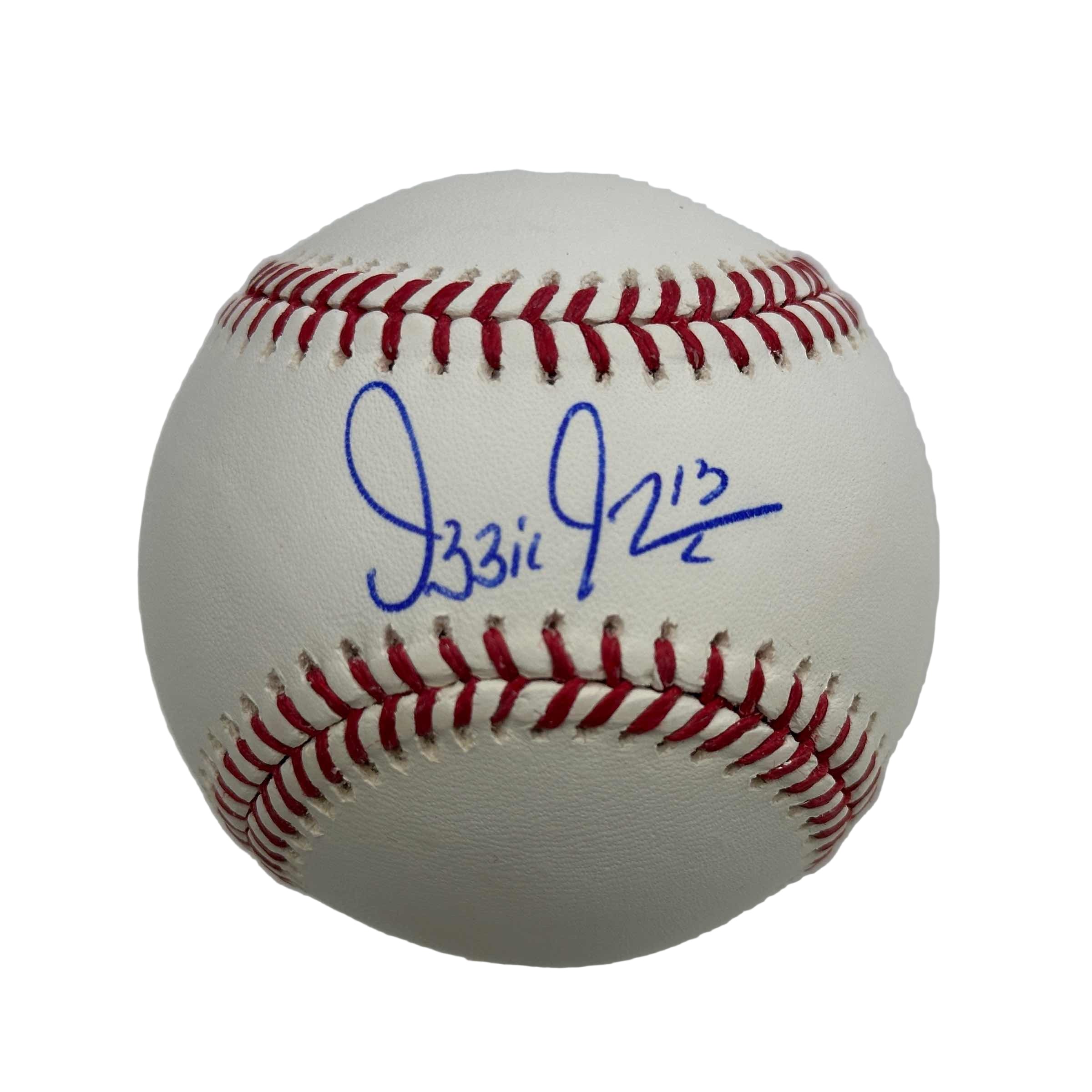 autographed-signed-ozzie-guillen-rawlings-official-major-league-baseball-roml-jsa-coa-auto