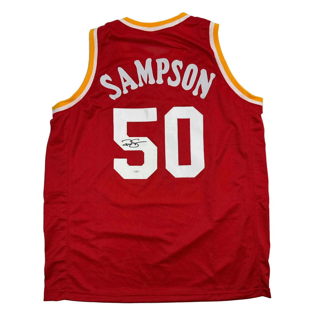 autographed-signed-ralph-sampson-houston-red-basketball-jersey-jsa-coa