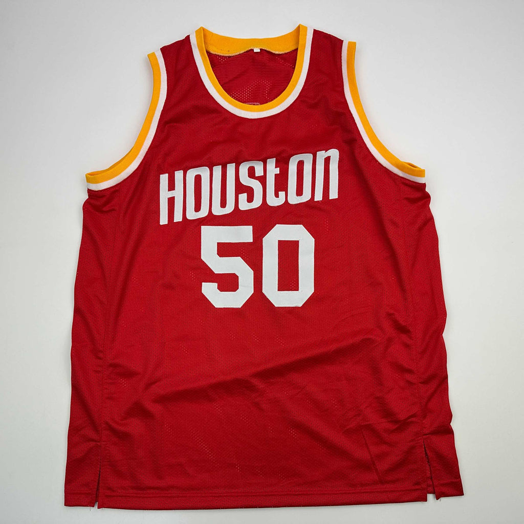 autographed-signed-ralph-sampson-houston-red-basketball-jersey-jsa-coa