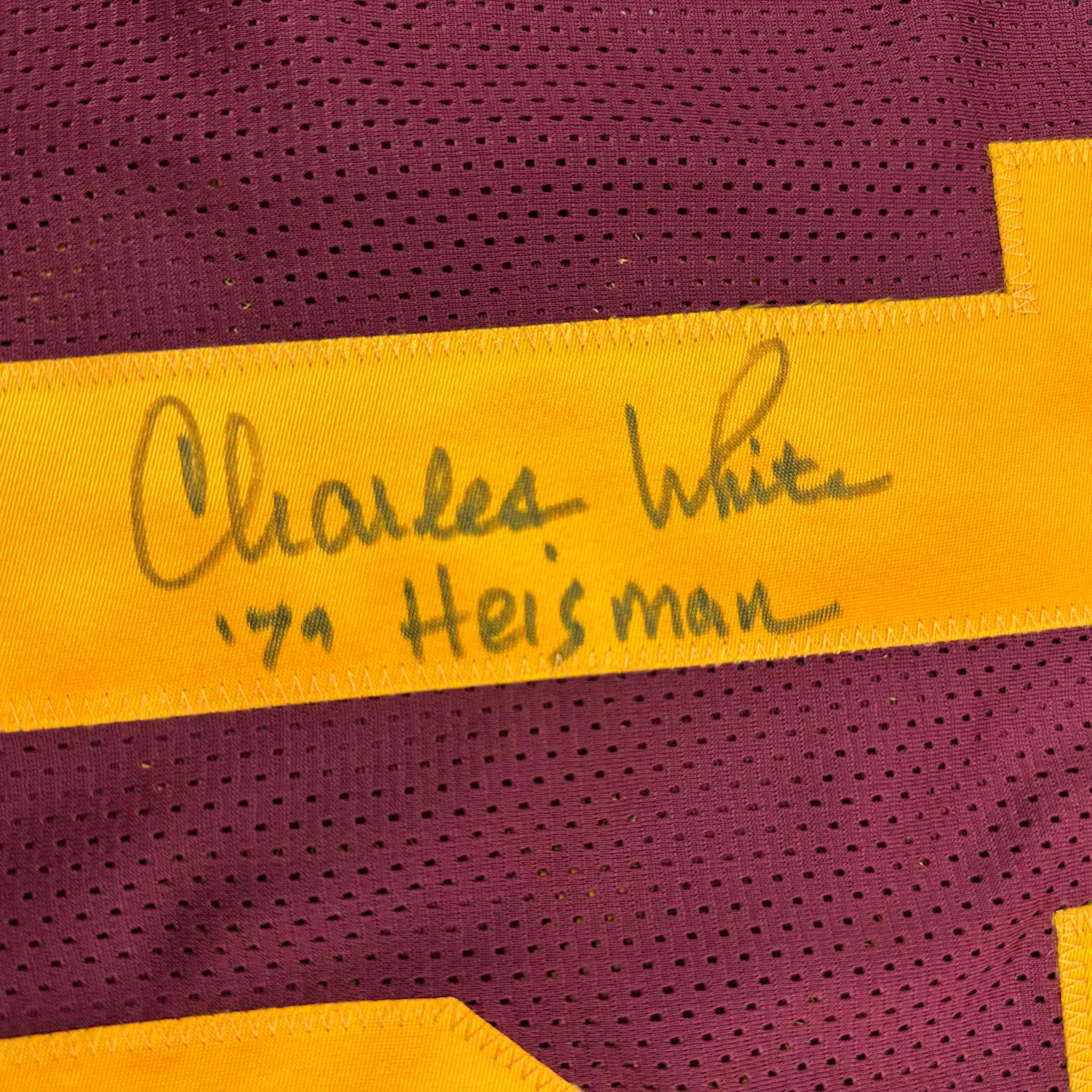 autographed-signed-charles-white-79-heisman-usc-southen-cal-maroon-college-football-jersey-jsa-coa