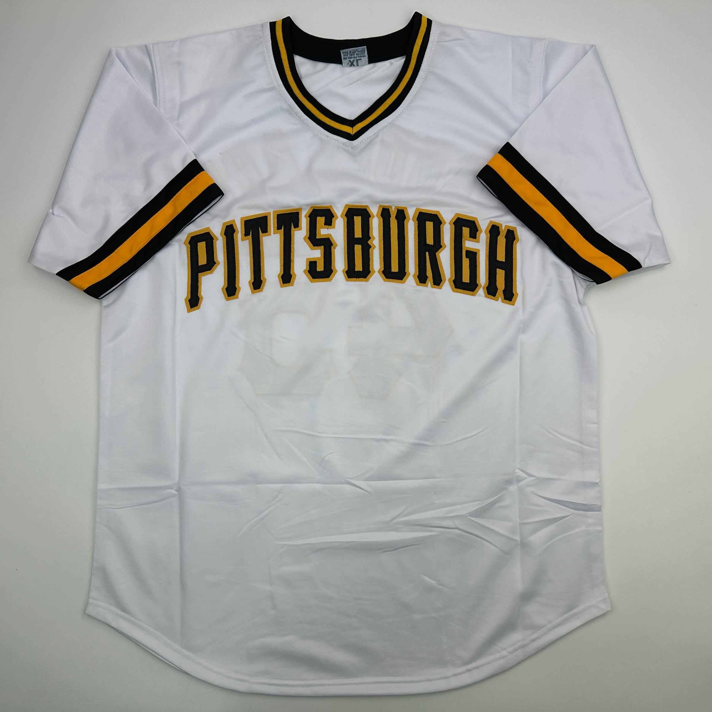 autographed-signed-john-candelaria-pittsburgh-white-baseball-jersey-jsa-coa