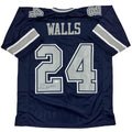 autographed-signed-everson-walls-dallas-blue-football-jersey-jsa-coa