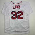 autographed-signed-derek-lowe-boston-white-baseball-jersey-beckett-bas-coa