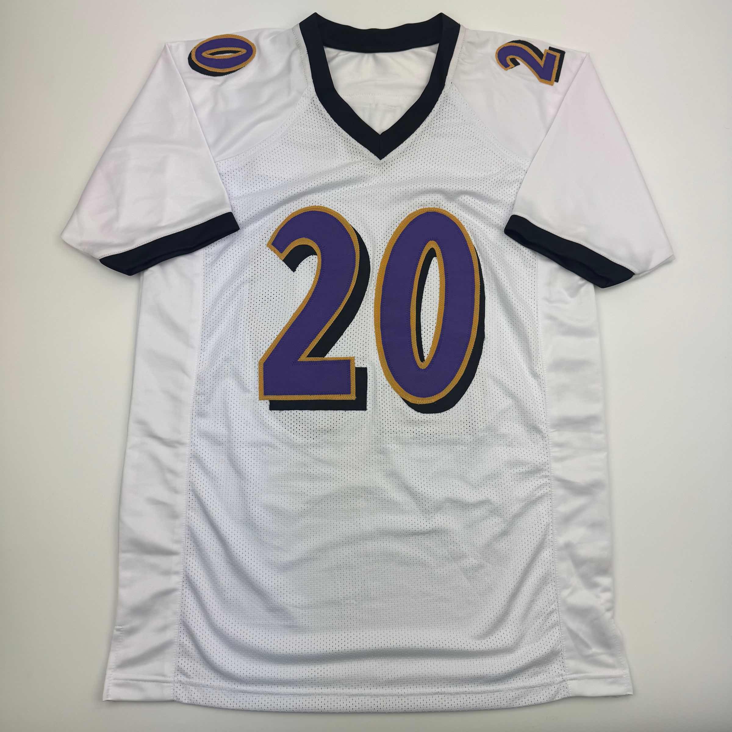 autographed-signed-ed-reed-baltimore-white-football-jersey-beckett-bas-coa