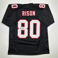 autographed-signed-andre-rison-atlanta-black-football-jersey-beckett-bas-coa