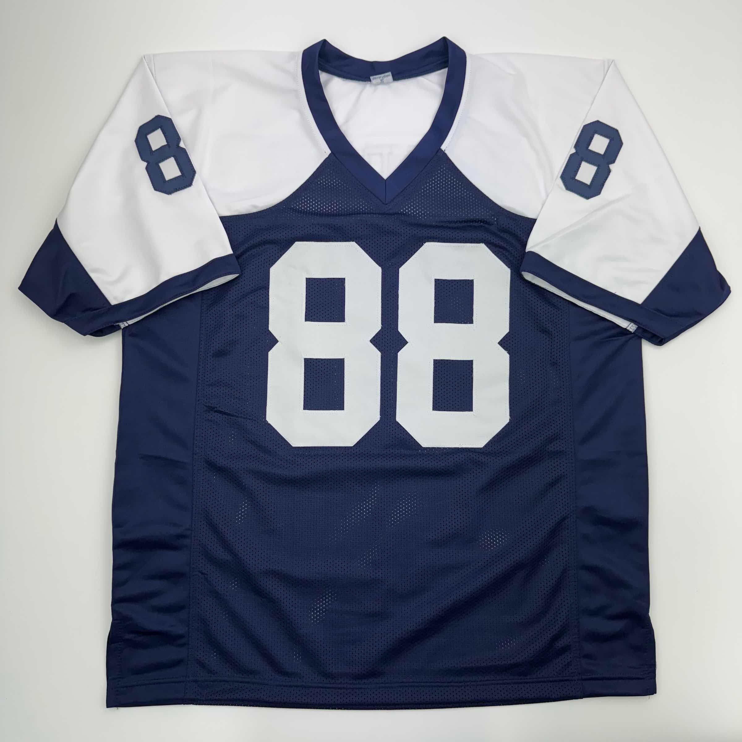 autographed-signed-drew-pearson-hof-21-dallas-thanksgiving-football-jersey-beckett-bas-coa