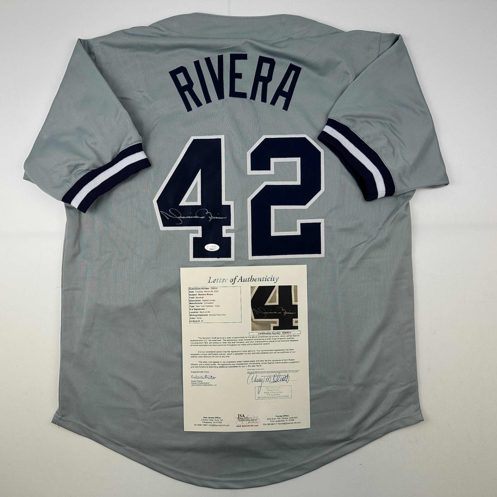autographed-signed-mariano-rivera-new-york-grey-baseball-jersey-jsa-coa-loa
