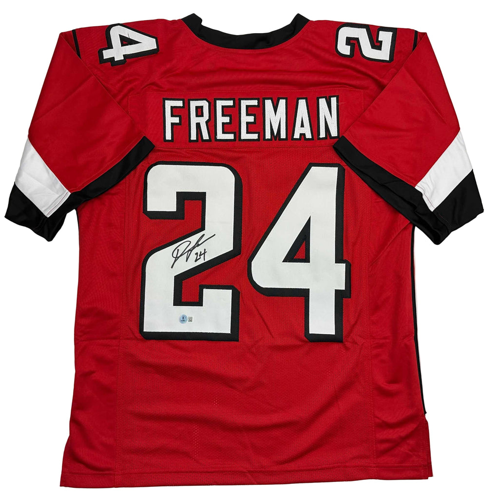 autographed-signed-devonta-freeman-atlanta-red-football-jersey-beckett-bas-coa