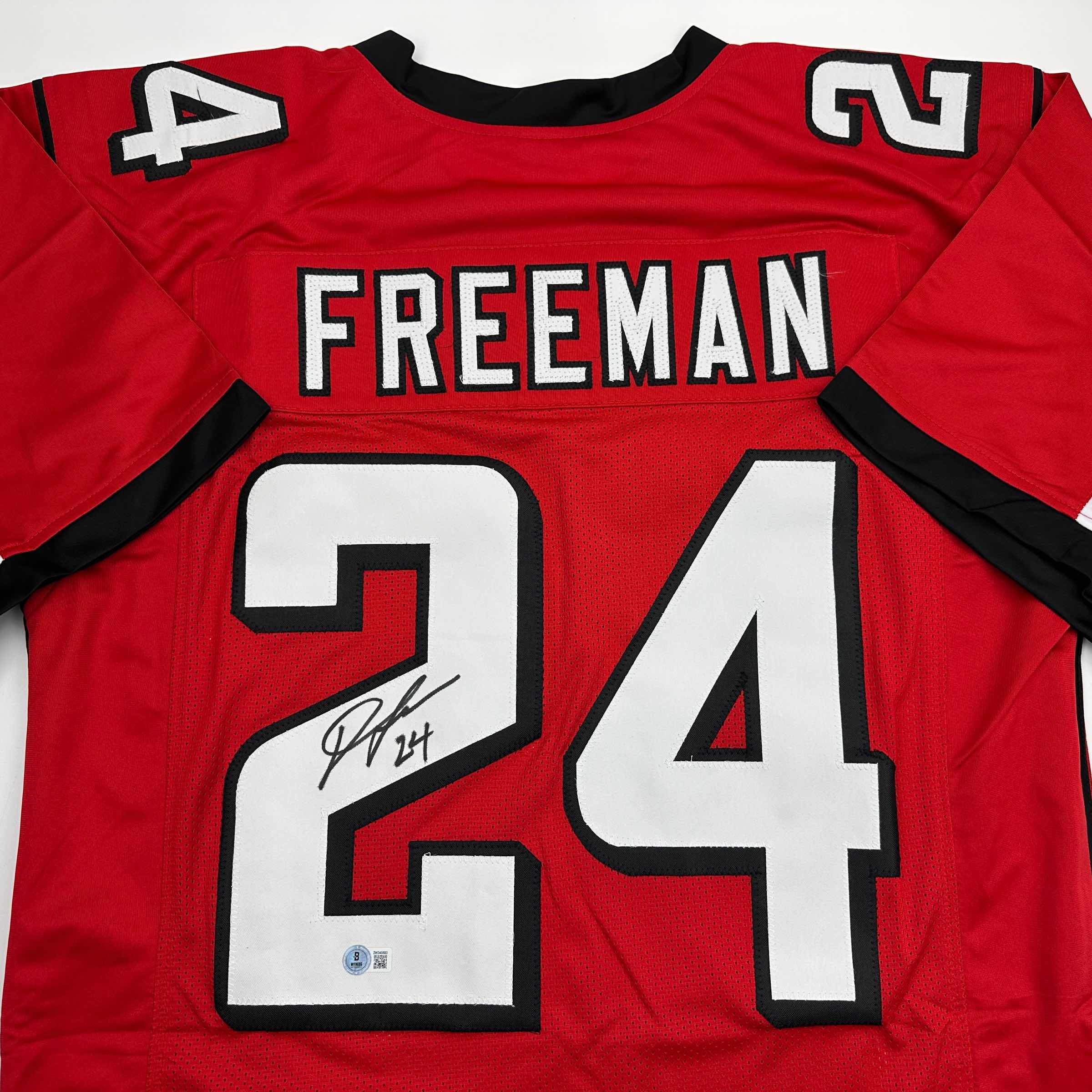 autographed-signed-devonta-freeman-atlanta-red-football-jersey-beckett-bas-coa