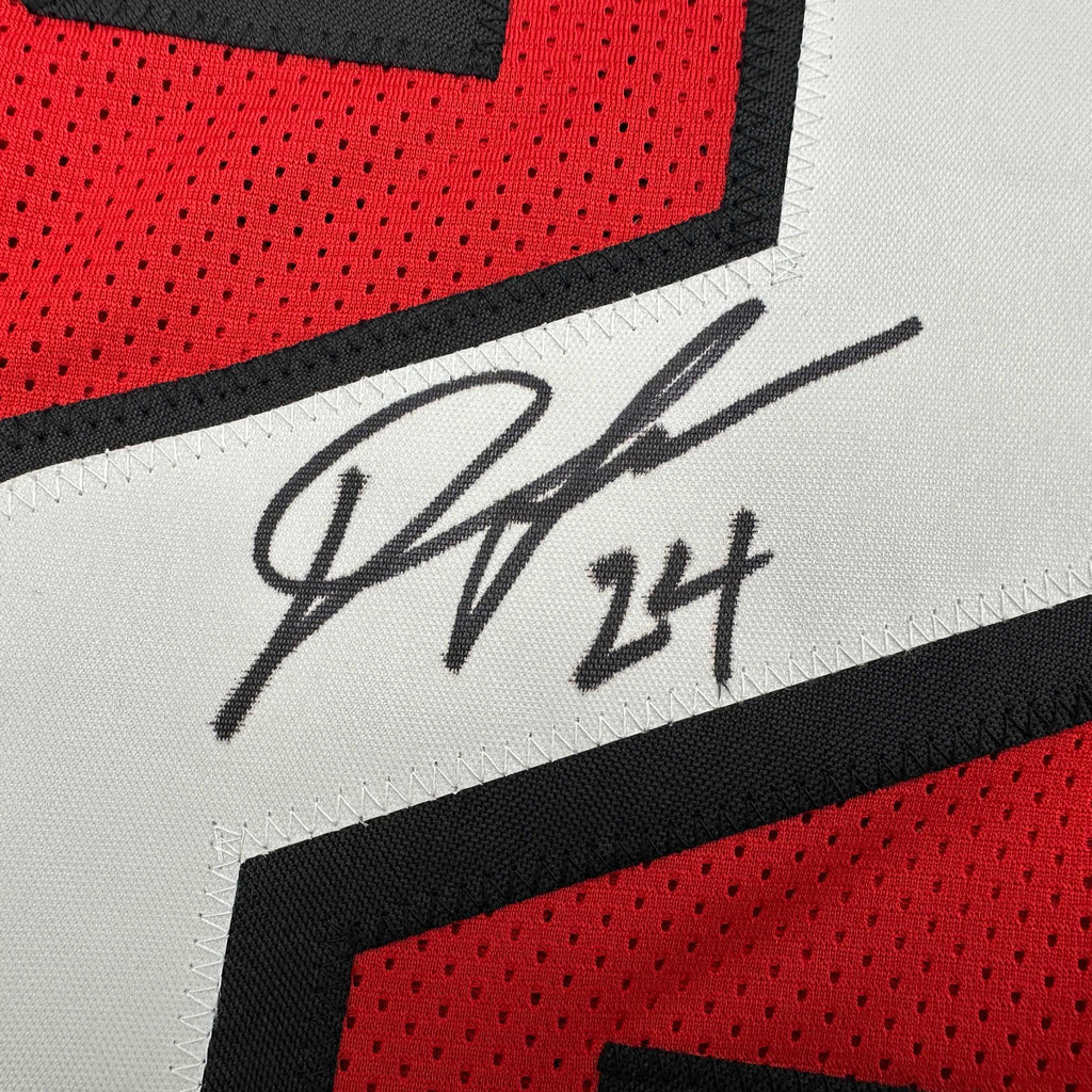 autographed-signed-devonta-freeman-atlanta-red-football-jersey-beckett-bas-coa