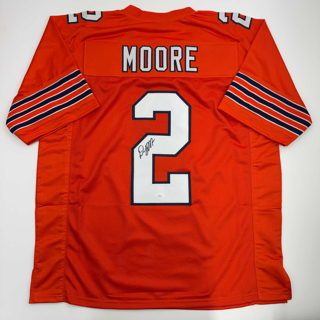 autographed-signed-d-j-dj-moore-chicago-retro-orange-football-jersey-beckett-jsa-coa