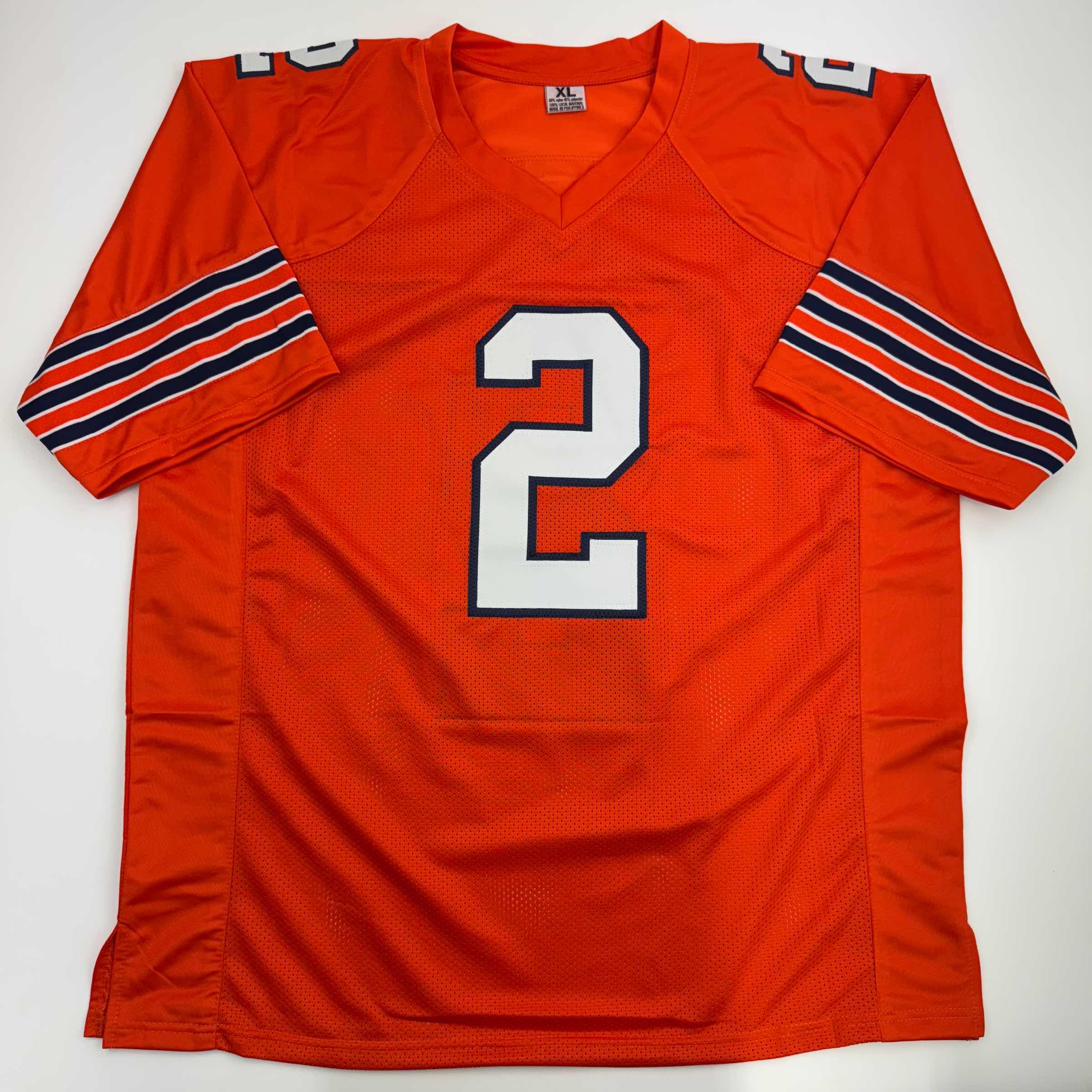 autographed-signed-d-j-dj-moore-chicago-retro-orange-football-jersey-beckett-jsa-coa