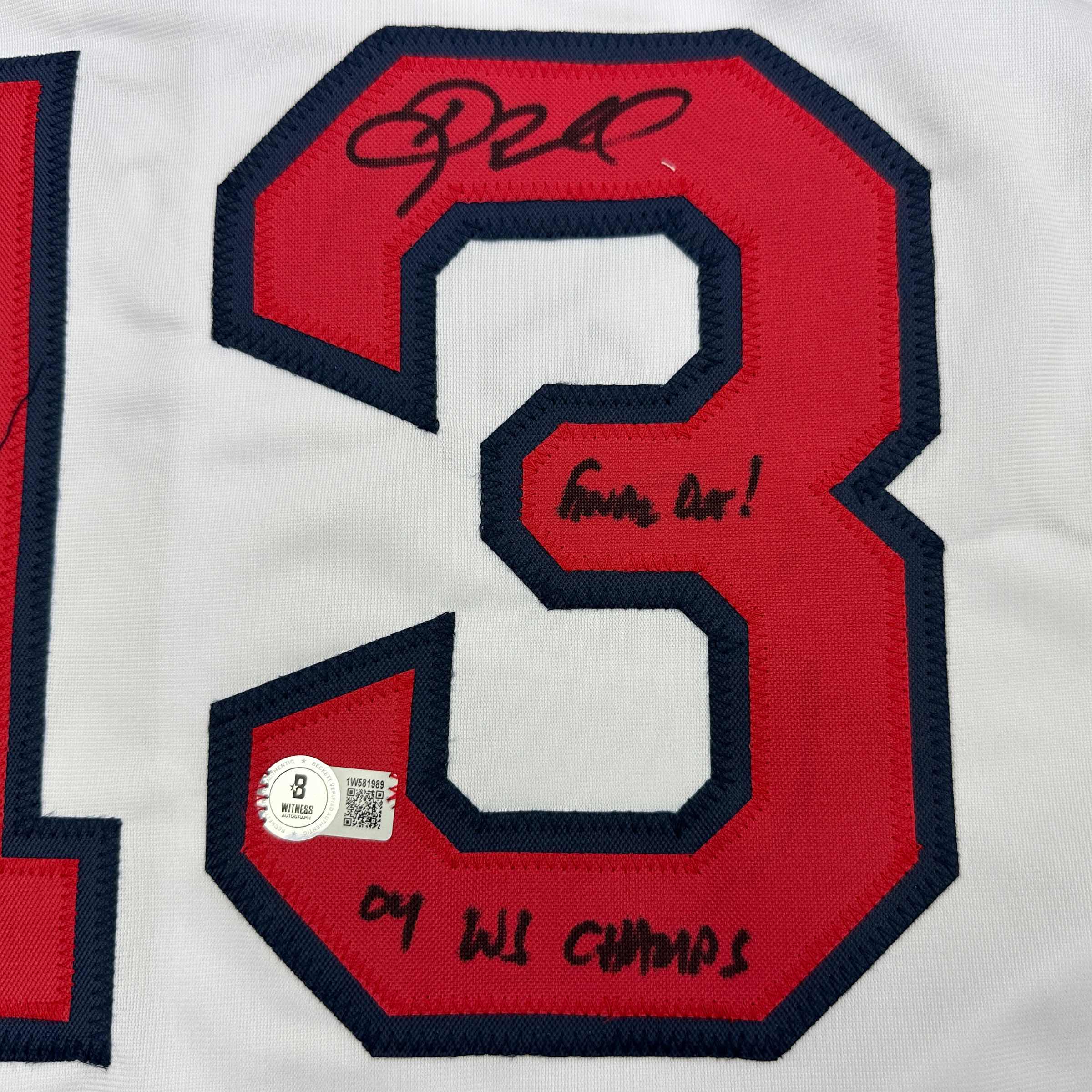 autographed-signed-doug-mientkiewicz-final-out-04-ws-champs-boston-white-baseball-jersey-beckett-bas-coa