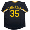 autographed-signed-manny-sanguillen-pittsburgh-black-baseball-jersey-jsa-coa