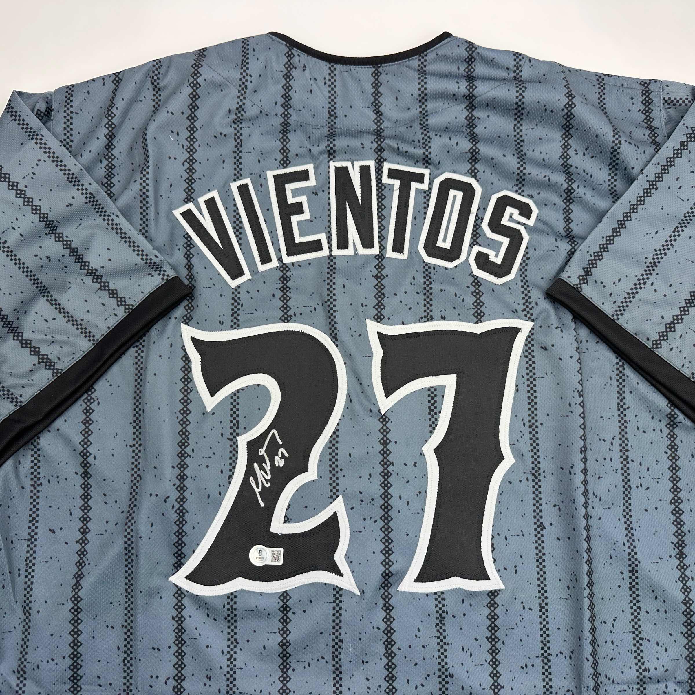 autographed-signed-mark-vientos-new-york-city-connect-grey-baseball-jersey-beckett-bas-coa