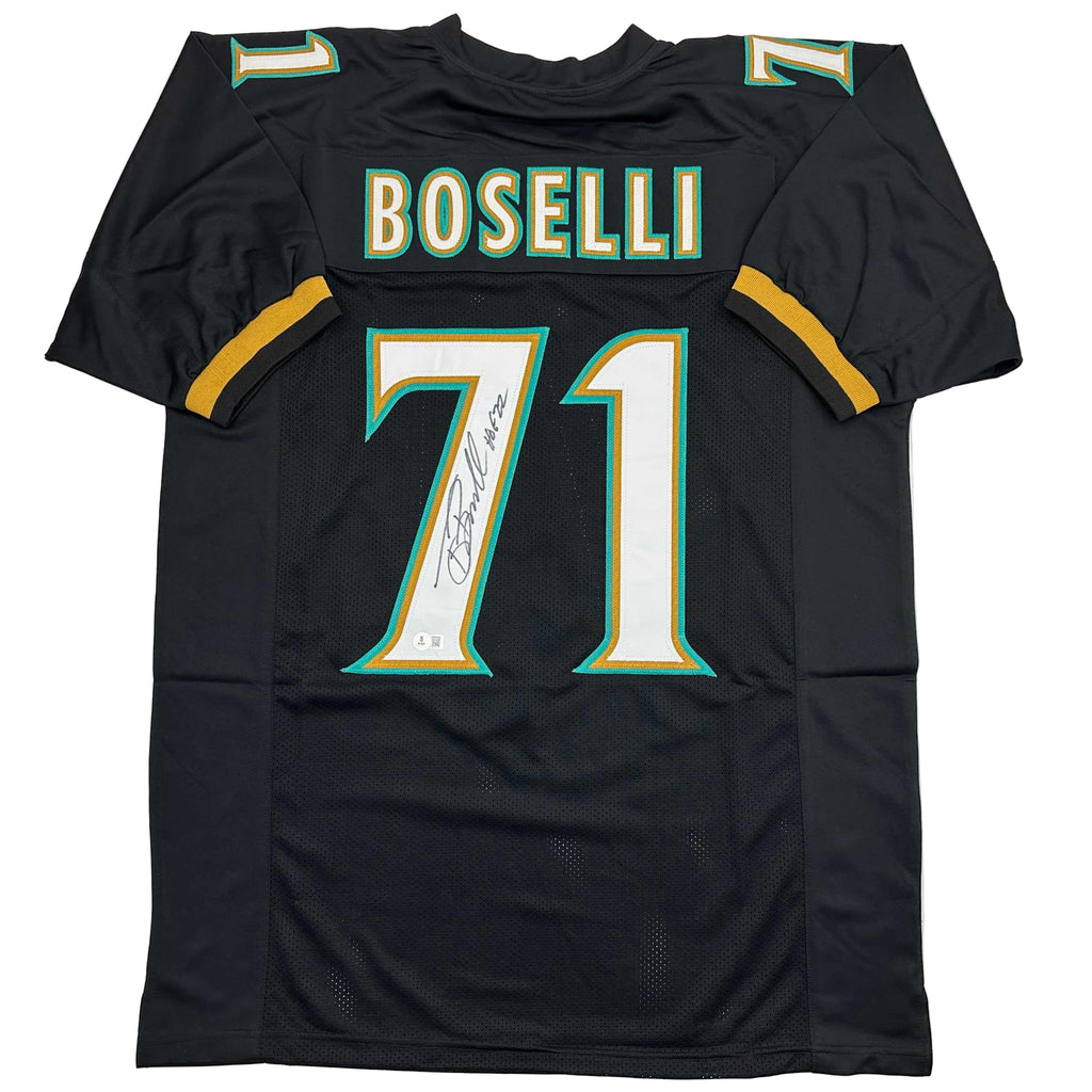 autographed-signed-tony-boselli-hof-22-jacksonville-black-football-jersey-beckett-bas-coa